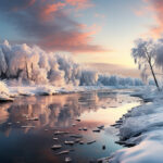 anni0657 This image depicts a beautiful scene of a snowy landsc fc301acc b9d2 4915 8603 ff9a4df9789e