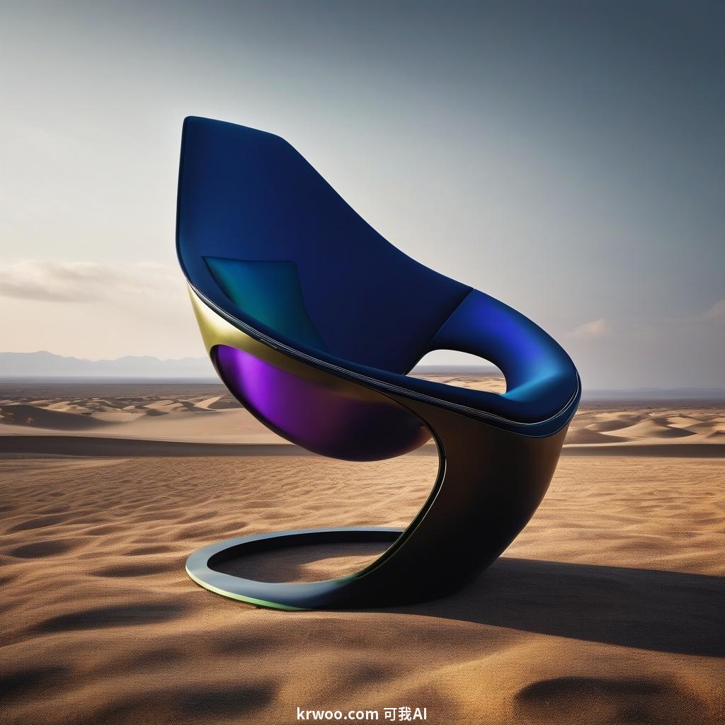 AI 绘画设计提示词：未来生物仿生椅子