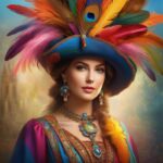 AI 人像照片提示词:一个迷人的女人肖像 7 image 2024 04 29T232305.381