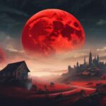 hong se yue liang xia zhan zhe jin gang pang bian shi nong chang he fang zi hai you ren zai di li 2