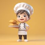3D盲盒|Q版小厨师角色设计AI渲染提示词 4 3d mang he q ban xiao chu shi jue se she ji ai xuan ran ti shi ci