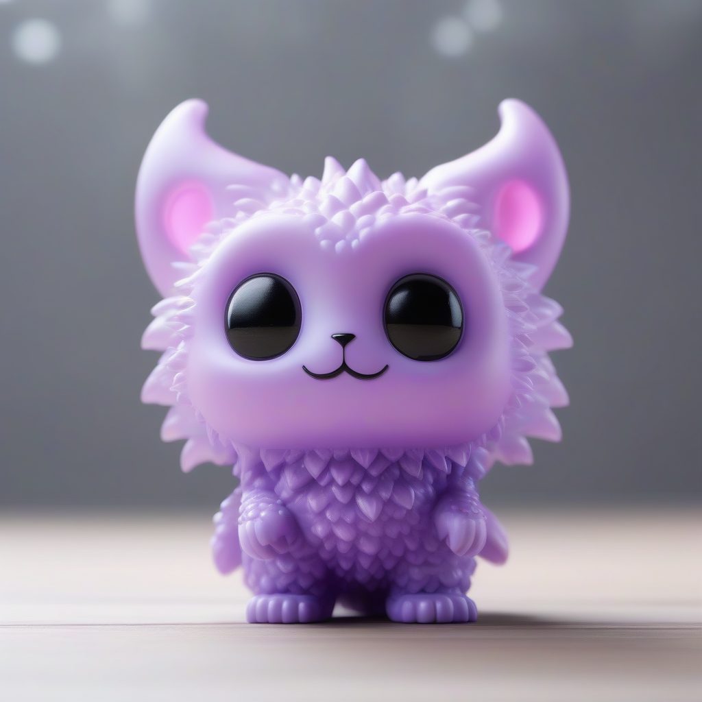 3D盲盒手办必备：AI绘画提示词，轻松生成高光泽PVC Q版角色模型