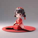 3d mang he shou ban tiao pi zha yan hong qi pao shao nyu zhan zi xuan ran