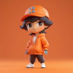 3D粘土街舞少年Q版男孩AI绘画提示词:活力B-boy姿势 7 3d nian tu jie wu shao nian q ban nan hai ai hui hua ti shi ci huo li bboy zi shi