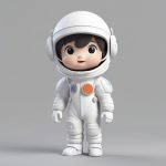 3D粘土盲盒宇航员Q版男孩AI绘画提示词及高清渲染技巧 2 3d nian tu mang he yu hang yuan q ban nan hai ai hui hua ti shi ci ji gao qing xuan ran ji qiao