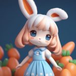 3d ruan meng bao hu luo bo de tu er niang q ban mang he mo xing xuan ran