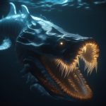 8K次世代怪兽:深海巨型利维坦的超写实渲染 2 8k ci shi dai guai shou shen hai ju xing li wei tan de chao xie shi xuan ran