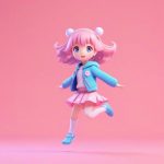 8K极简魔法Q版女孩:全身站立、动态姿势与柔和光线提示词 4 8k ji jian mo fa q ban nyu hai quan shen zhan li dong tai zi shi yu rou he guang xian ti shi ci