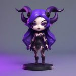 an ye ge te mei mo shou ban zi hei xi ke ai q ban 3d guang zhui quan shen mo xing