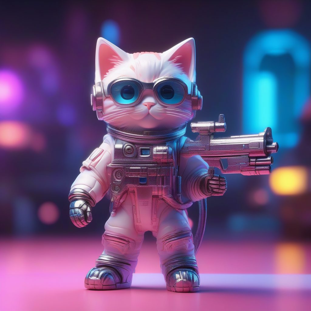 爆款AI提示词：手把手教你生成【泡泡玛特风格】3D高抛光Q版公仔！