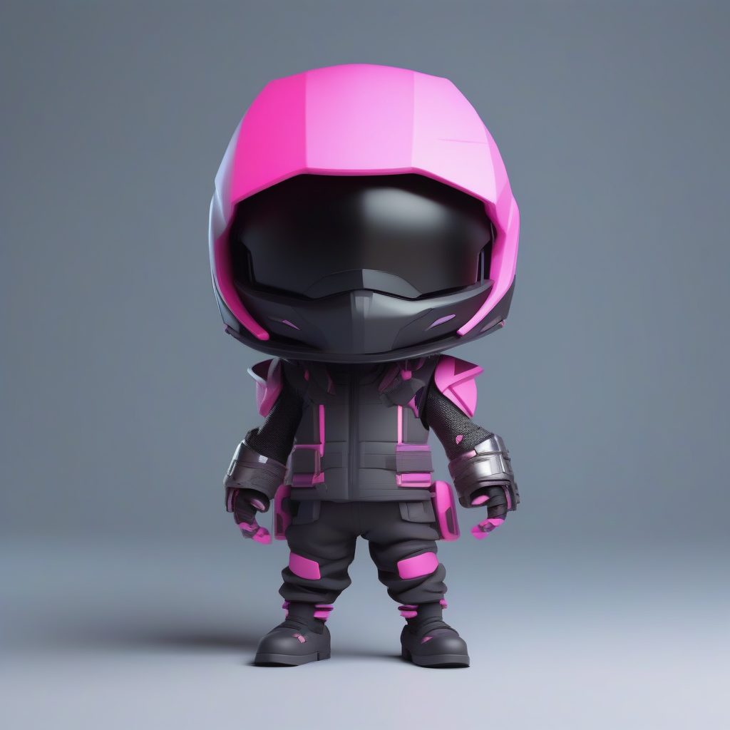 爆款AI图必备:赛博朋克忍者Q版手办提示词(8K高细节3D渲染教学) 46 爆款AI图必备:赛博朋克忍者Q版手办提示词(8K高细节3D渲染教学)