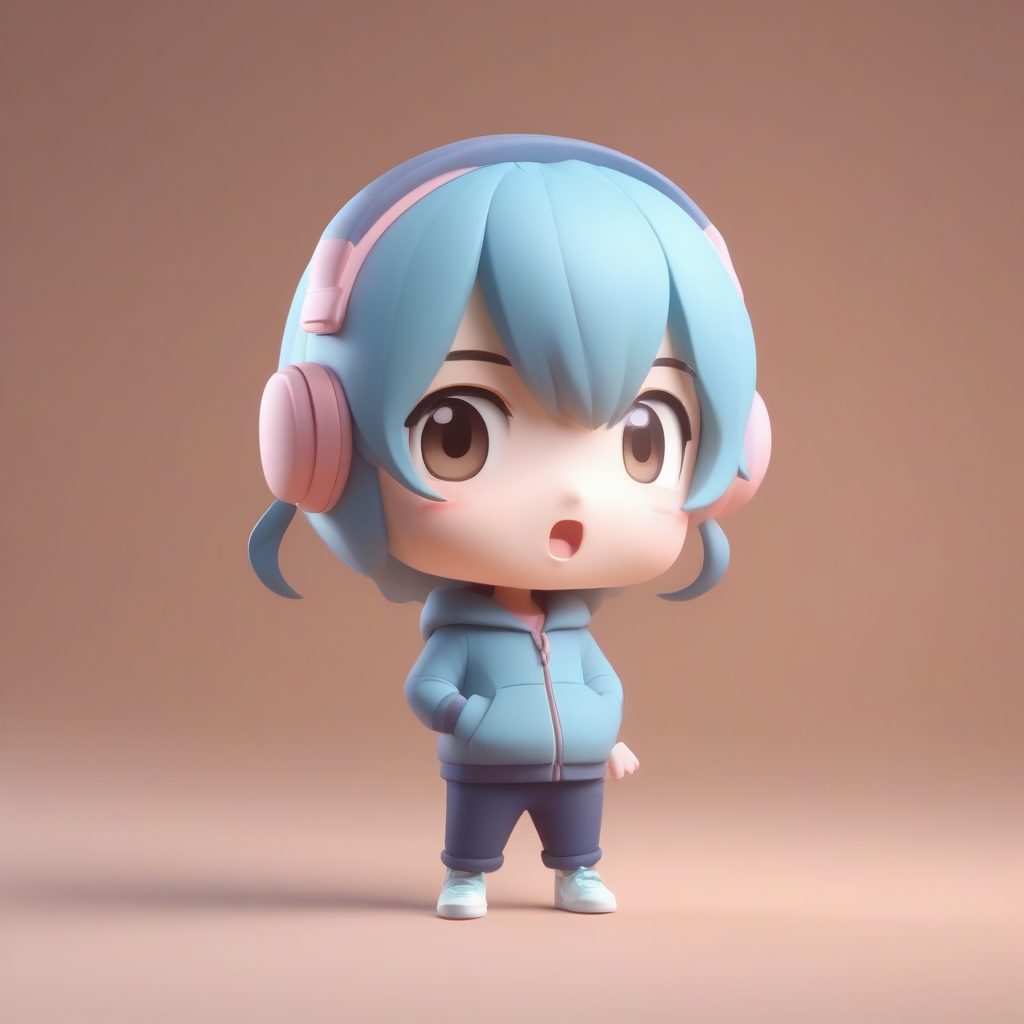 爆款Q版表情包AI绘画:粘土材质暴怒小人,Pop Mart风格3D建模教程