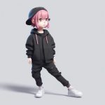 bao kuan quan shen zhan li tu midjourney chao liu jie tou q ban nyu hai sheng cheng mi ji chun se