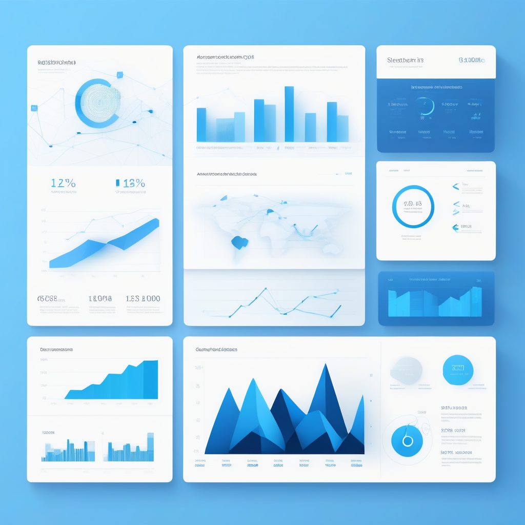 扁平化科技：极简主义UI数据仪表盘设计
