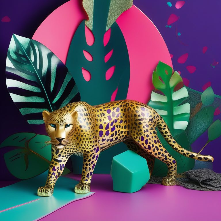 不可能高定机器豹丛林漫步