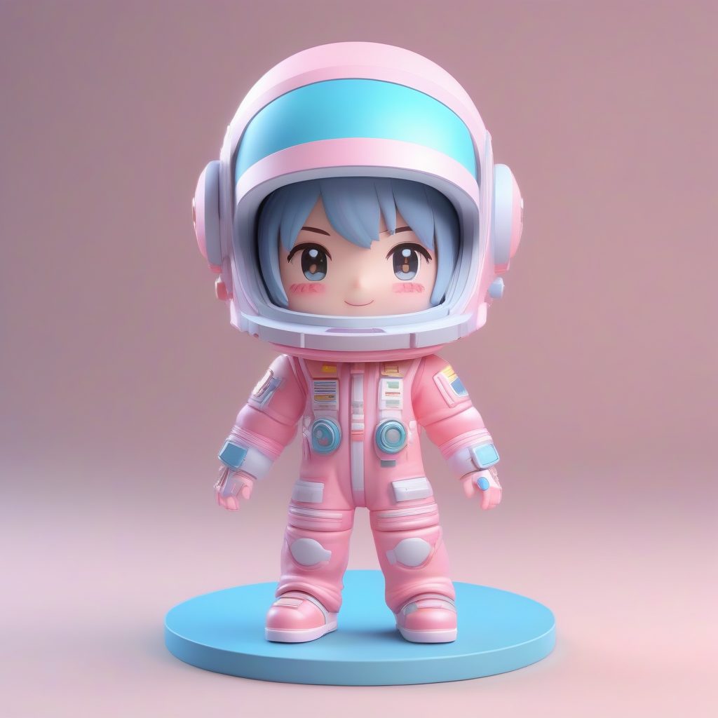 C4D高精度Q版宇航员插画:Pop Mart盲盒风格3D建模全身像教程 30 C4D高精度Q版宇航员插画:Pop Mart盲盒风格3D建模全身像教程