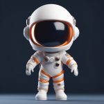 c4d gao pao guang q ban yu hang yuan 3d nian tu mang he quan shen zhan li xuan ran shen kong lan