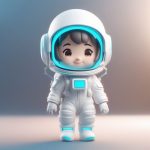 c4d gao pao guang q ban yu hang yuan nyu hai 3d mang he shou ban quan shen xuan ran chun se bei