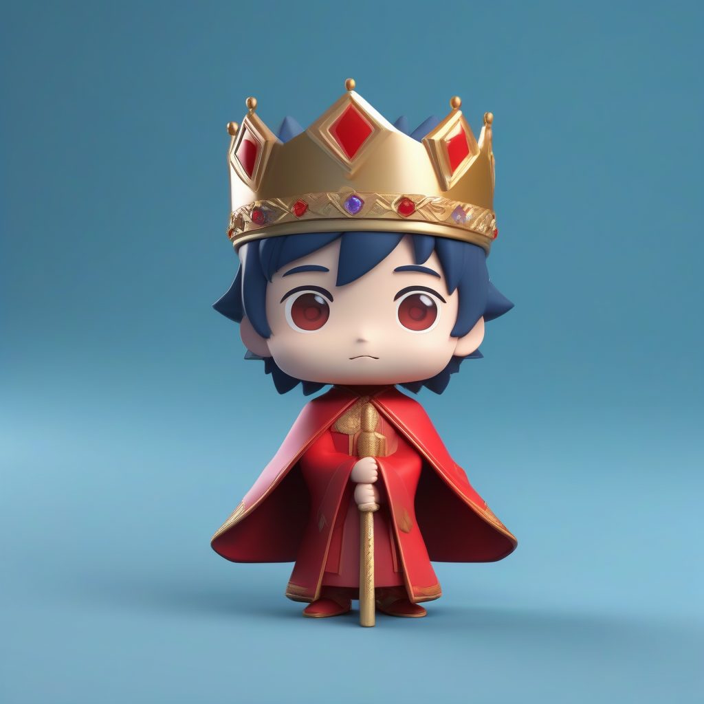 C4D建模Q版国王:全身站立,华丽服装和皇冠细节 13 C4D建模Q版国王:全身站立,华丽服装和皇冠细节