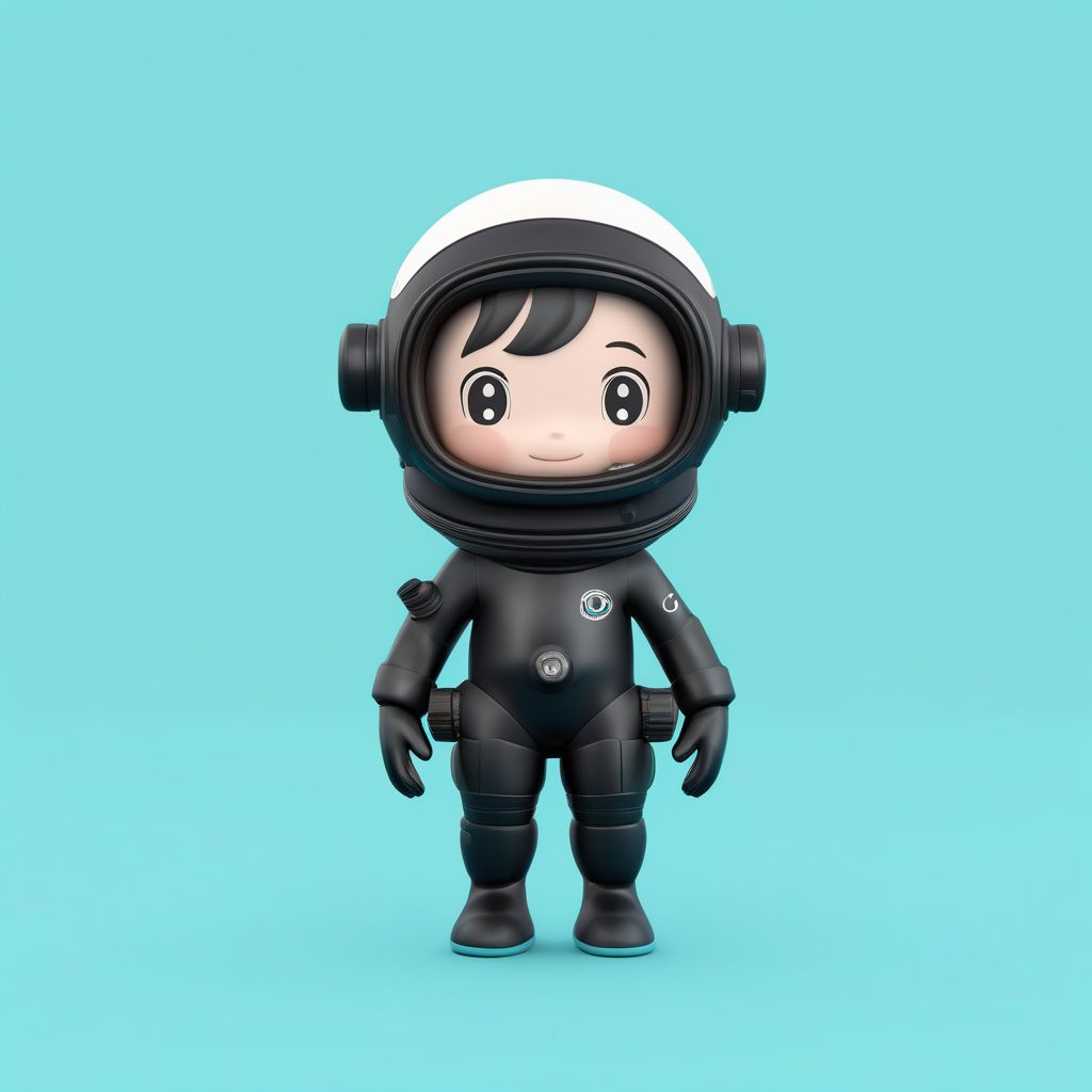 C4D建模Q版潜水员:全身盲盒手办,水下装备细节 25 C4D建模Q版潜水员:全身盲盒手办,水下装备细节