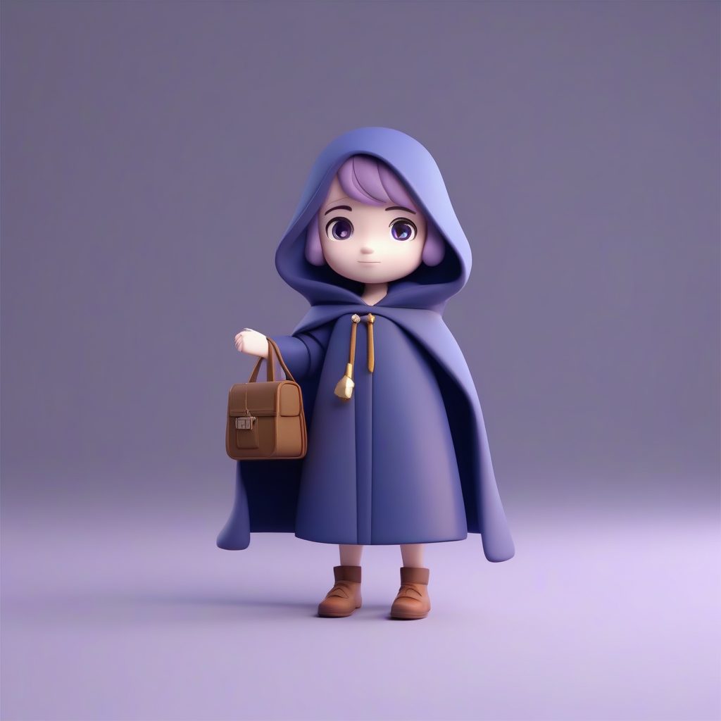 C4D盲盒:披着天鹅绒斗篷偷跑的迪士尼风Q版公主 1 C4D盲盒:披着天鹅绒斗篷偷跑的迪士尼风Q版公主