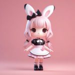 c4d mang he tian xin q ban tu er nyu pu de 3d gao guang zhan li shou ban xuan ran