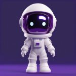 C4D盲盒:宇航员Q版男孩全身像,高抛光3D渲染提示词 6 c4d mang he yu hang yuan q ban nan hai quan shen xiang gao pao guang 3d xuan ran ti shi ci