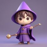 C4D渲染Q版小魔法师:盲盒系列3D角色提示词 2 c4d xuan ran q ban xiao mo fa shi mang he xi lie 3d jue se ti shi ci