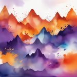 彩虹墨韵山脉:抽象当代水墨的自由流动景观 3 cai hong mo yun shan mai chou xiang dang dai shui mo de zi you liu dong jing guan