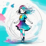 cai hong shui cai di luo de q ban shao nyu ji jian xian tiao yi shu yu dong tai ji he gou tu