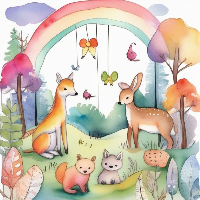 彩虹水彩手账·森林奇遇记