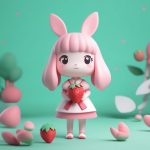 cao mei tian dian jia shou peng he feng da fu de q ban tu er niang c4d xuan ran