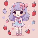 cao mei tian xin chibi ji jian xian tiao yu zhi yu xi fen se diao quan shen hui tu ti shi ci