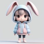 chao ka wa yi mang he tu zi q ban shou ban quan shen gao xi jie nian tu cai zhi xuan ran