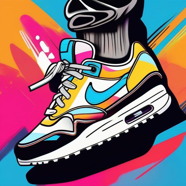 潮流插画涂鸦潮鞋单品