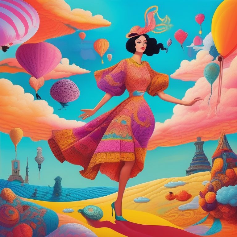 超现实流行艺术梦幻空间