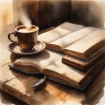 chen guang ka fei yu shu ji wen nuan zong he se diao de rou he shui cai ti shi ci