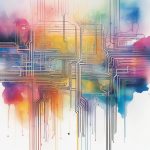 chou xiang dian lu ban wei xin pian bu ju de ji he xian tiao yi shu xuan ran