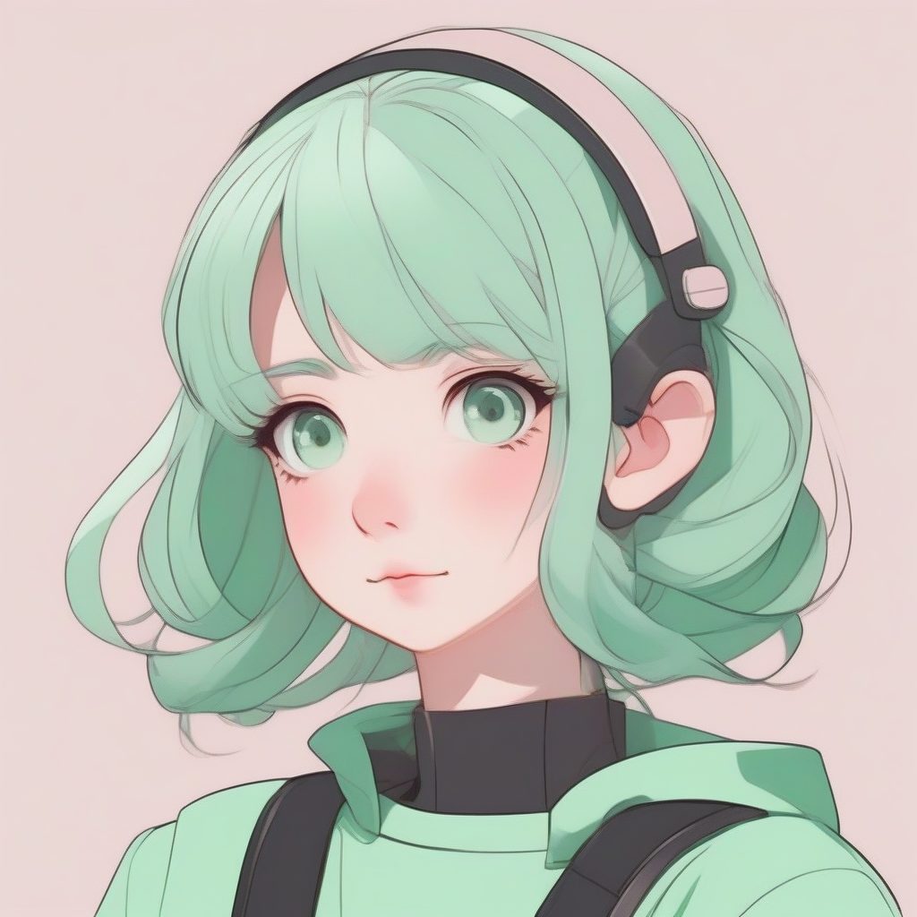 纯净线条：无高光的极简赛璐珞人设卡