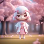 chun ri ying hua q ban wu nyu fen cai se diao quan shen zhan li 3d mang he ti shi ci