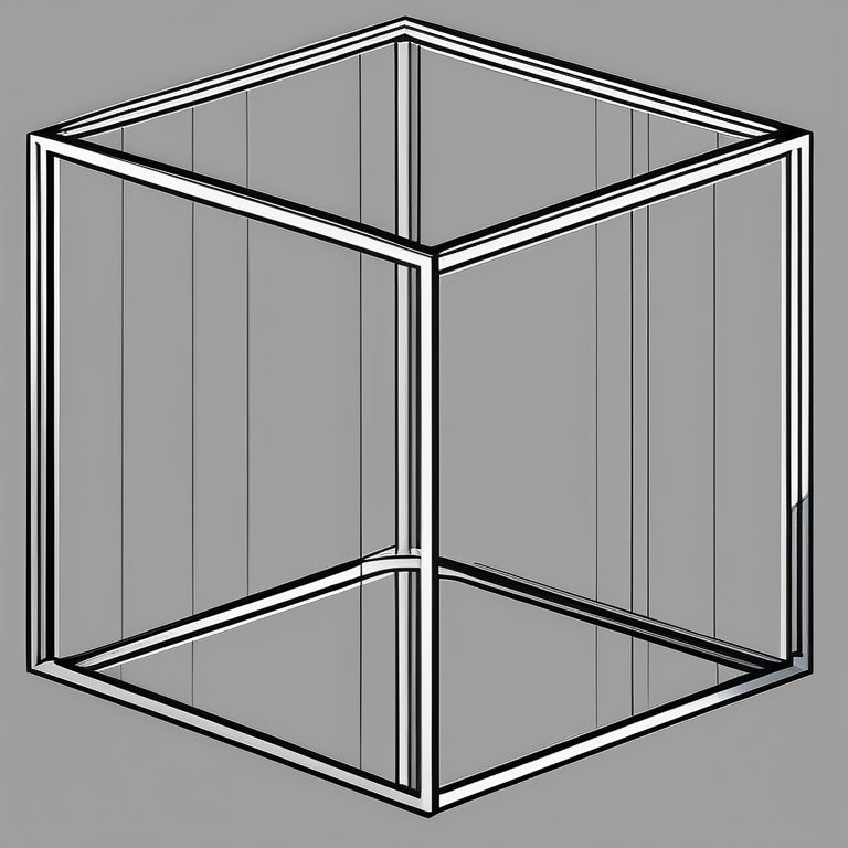纯线条极简风 | 一个立方体