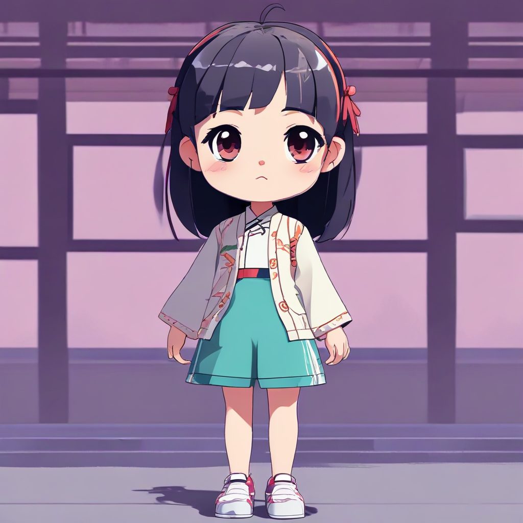 打破次元壁：如何用AI生成动态姿势的潮流旗袍少女（纯色背景教程）