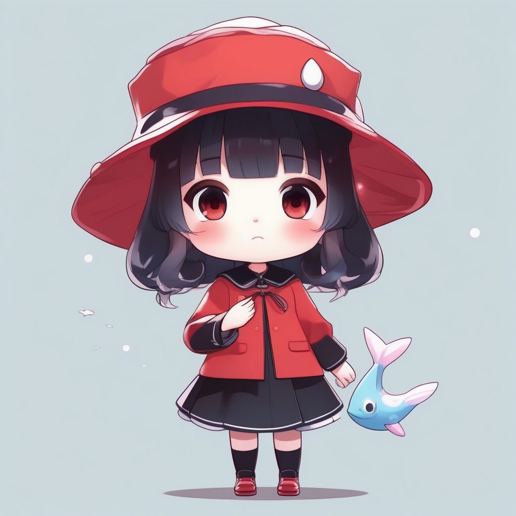 呆萌Q版锦衣卫：眨眼与飞鱼令牌特写