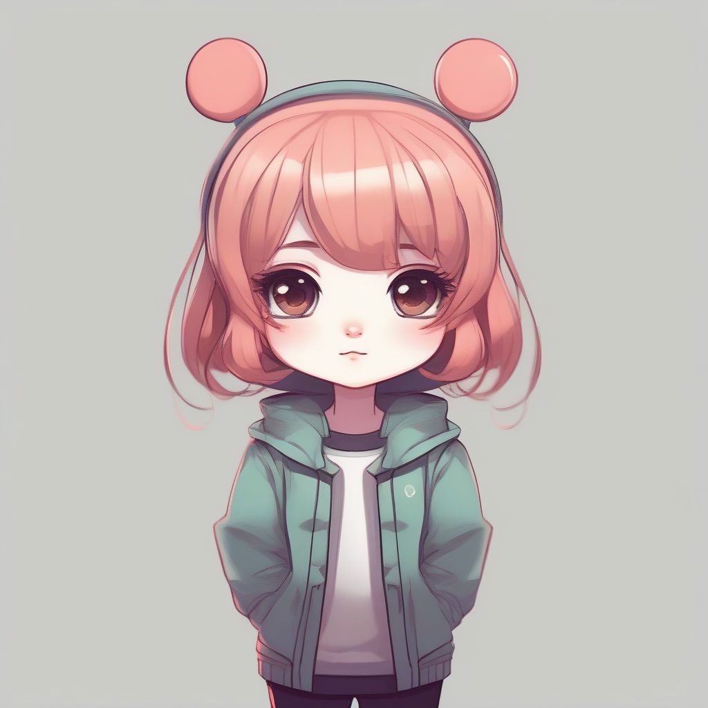 低饱和度插画教程：极简风卡哇伊Q版女孩Macaron配色指南