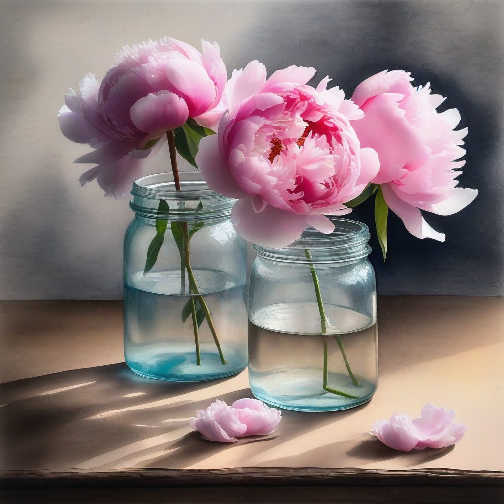 典雅牡丹静物:受控晕染与发光透明度的水彩画 7 典雅牡丹静物:受控晕染与发光透明度的水彩画