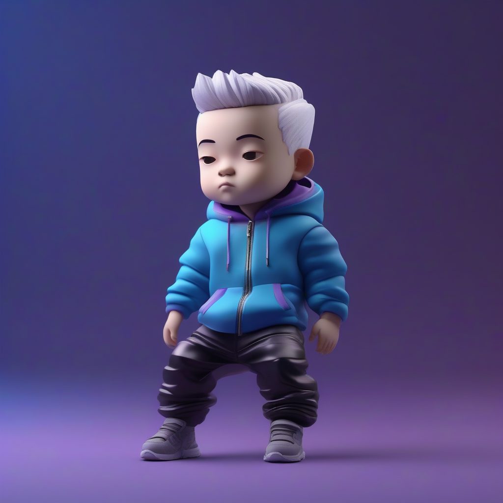 雕塑美学:粘土材质感强烈的C4D潮流玩具模型 5 雕塑美学:粘土材质感强烈的C4D潮流玩具模型