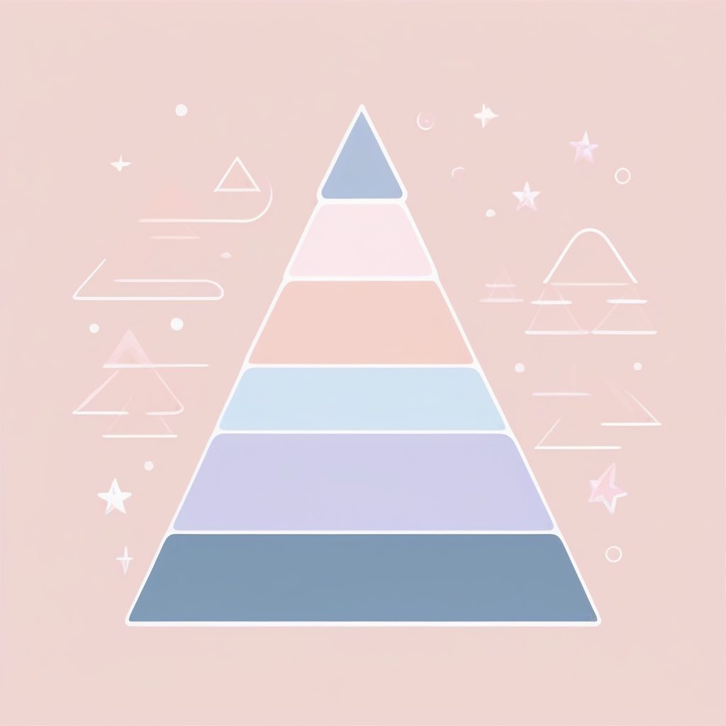 叠叠乐形状怪：粉色背景下的几何体涂鸦设计