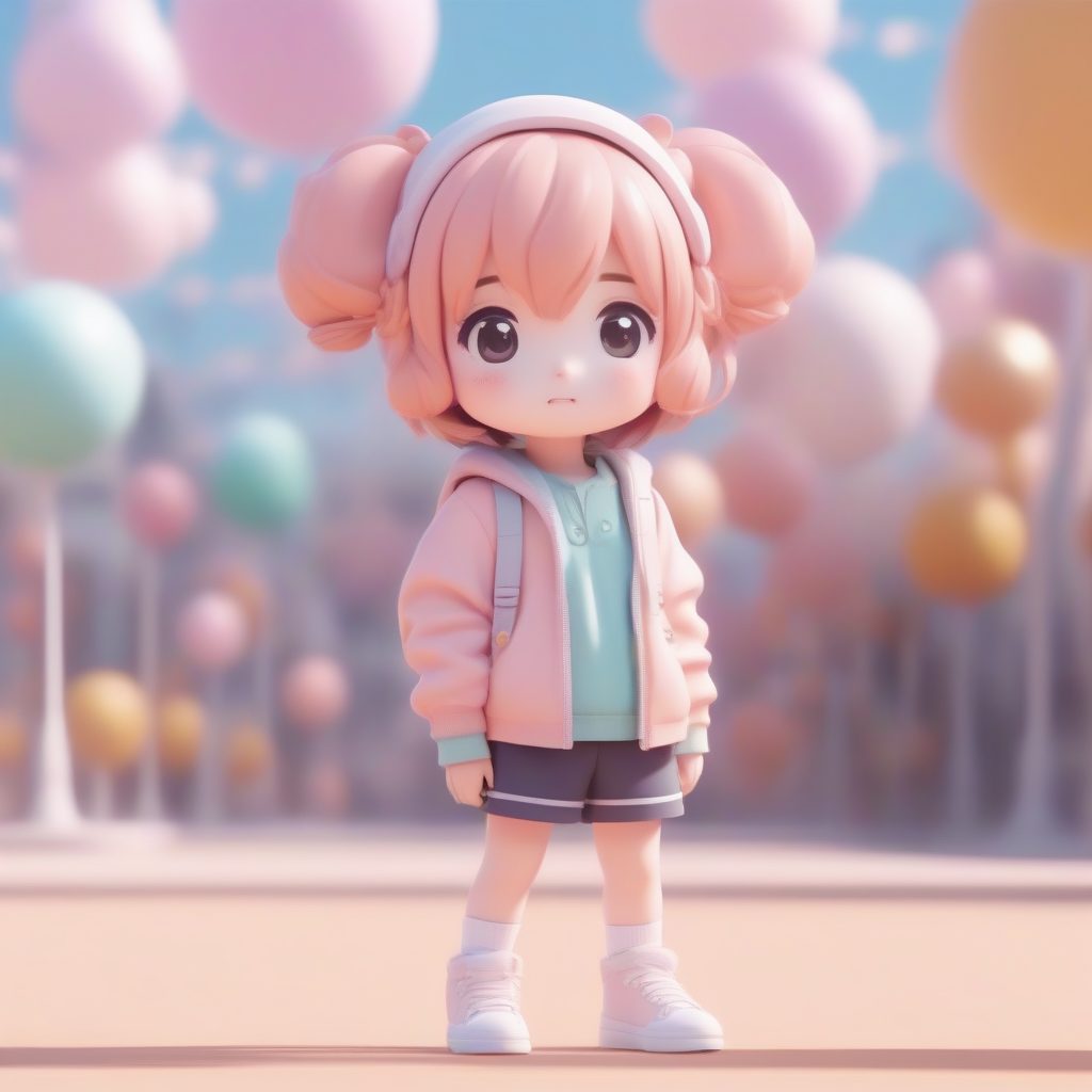 顶级质感Q版古风美人：如何通过“柔和影棚光”和“高细节”提升全身像？