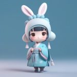 dong ji nuan nuan q ban han fu mang he mian ao he tu er mao de 3d quan shen xuan ran tu