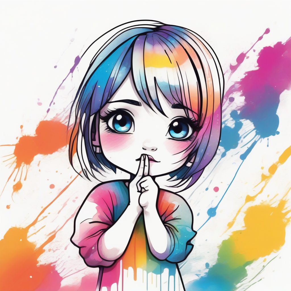 动态几何：眨眼使坏的Q版秘密少女速写